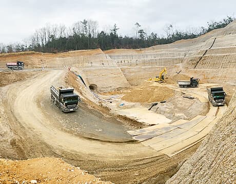 10tダンプ常傭仕事・1車取り土木資材・配達・運搬、残土の引取をいたします