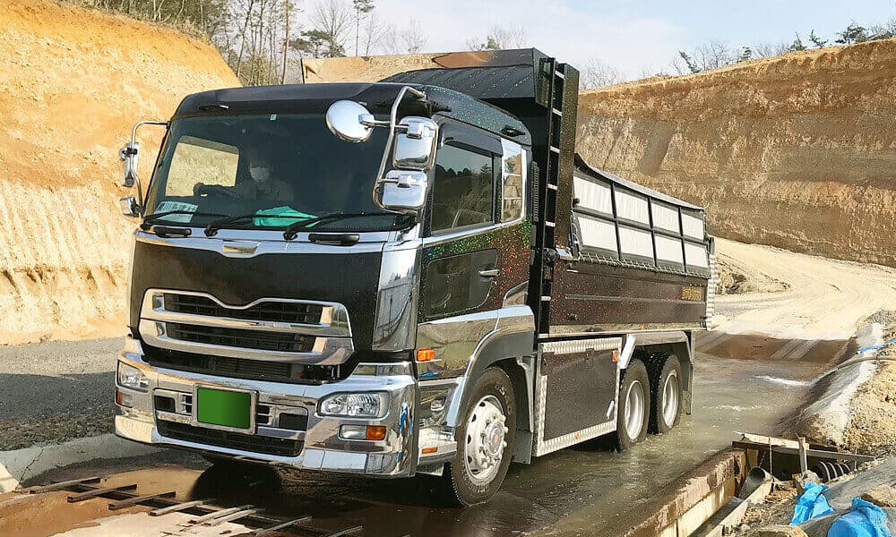 10tダンプ常傭仕事・1車取り土木資材・配達・運搬、残土の引取をいたします
