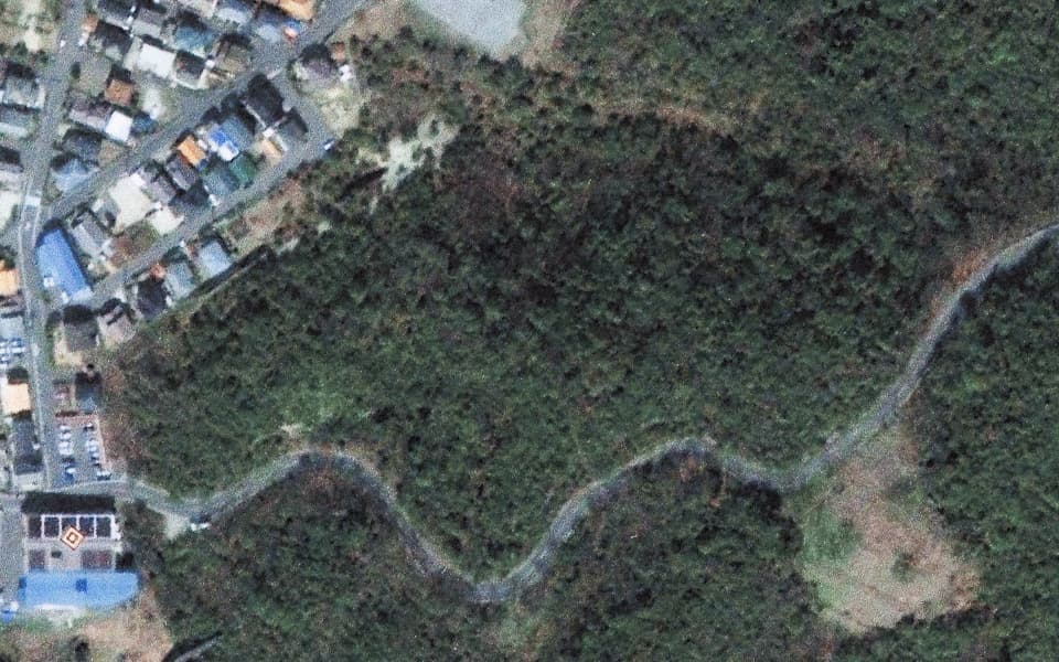 工事前の航空写真