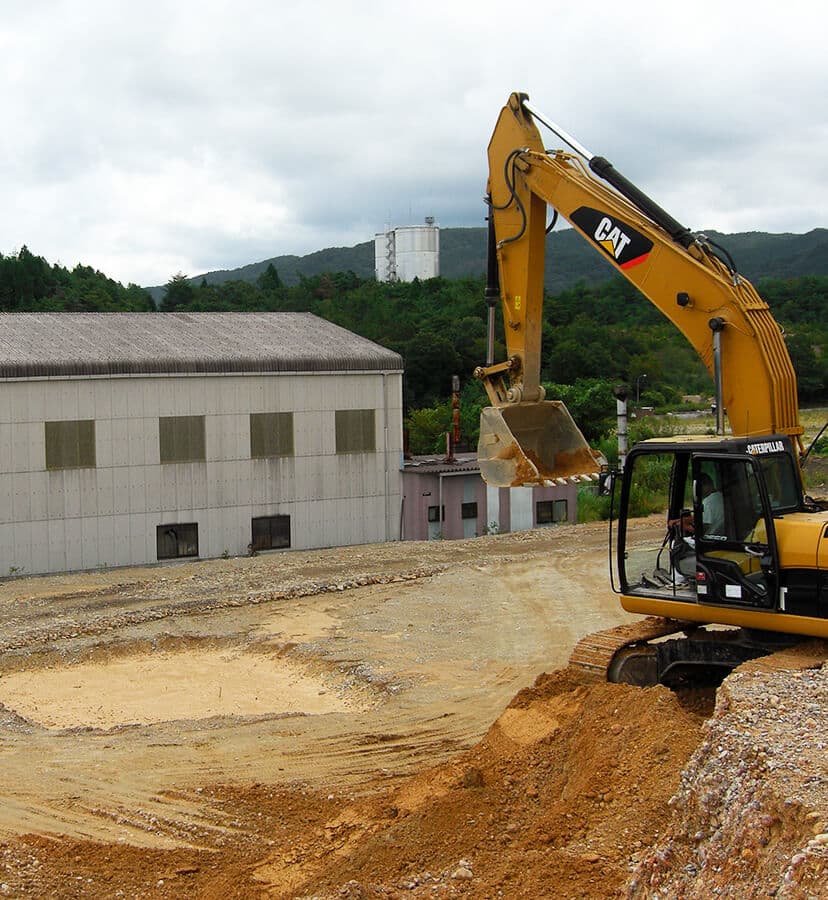 造成工事を開始