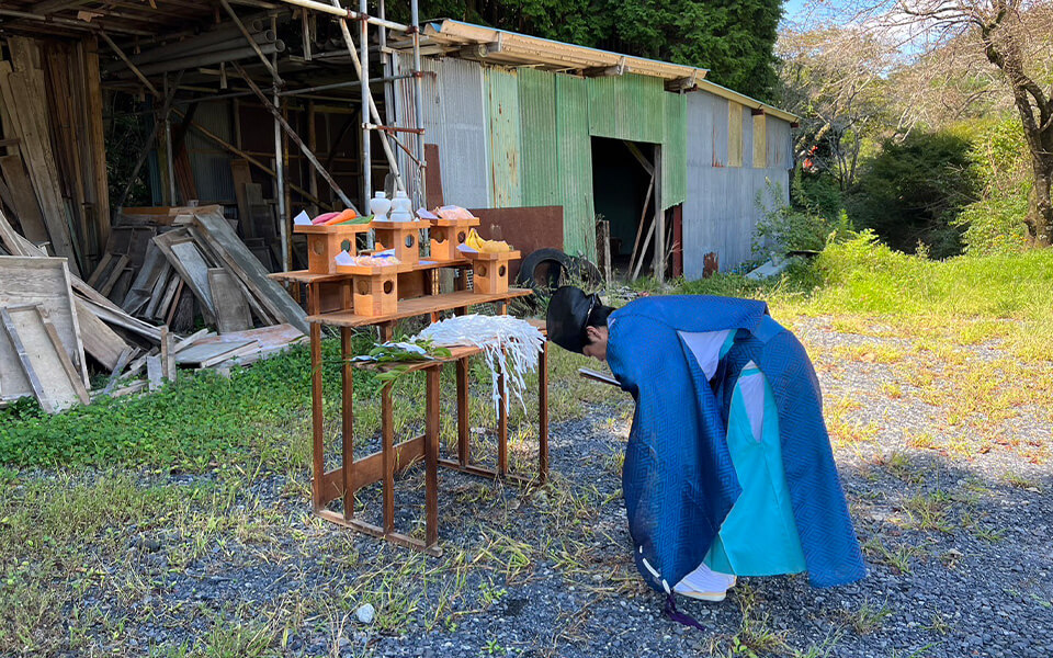 工事の安全祈願