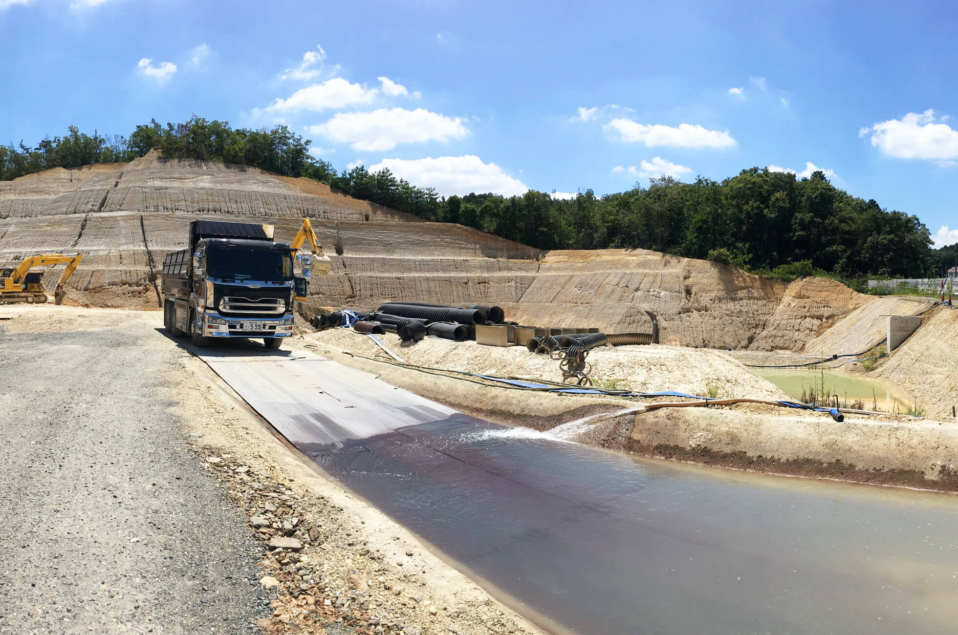 タイヤ清掃プール