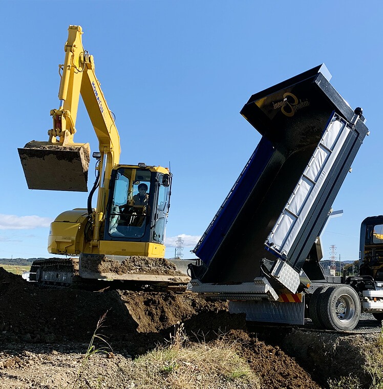 残土処分にお困りの方。新規の方、現金支払いの方などお取引させていただきます